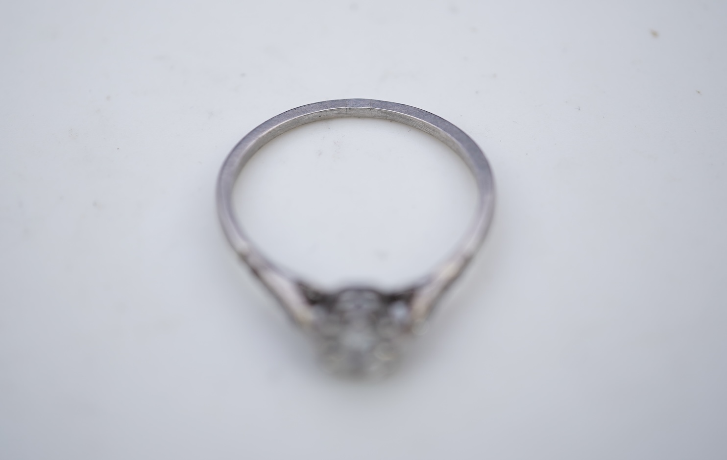 A diamond ring, early 20th century